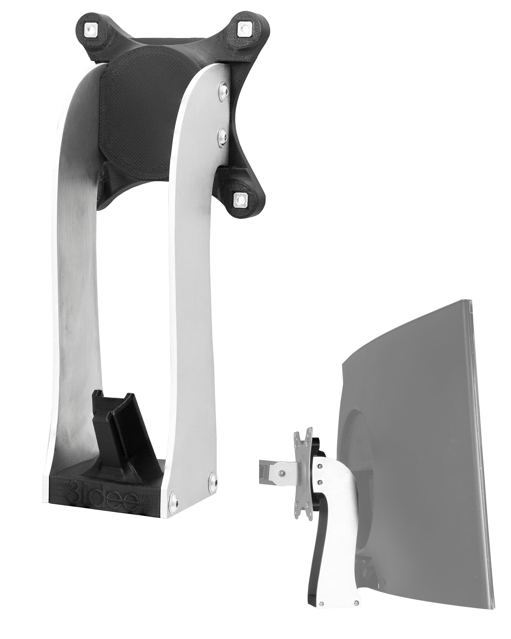 3IDEE VESA Adapter, VESA Mount kompatibel mit Samsung Monitor 