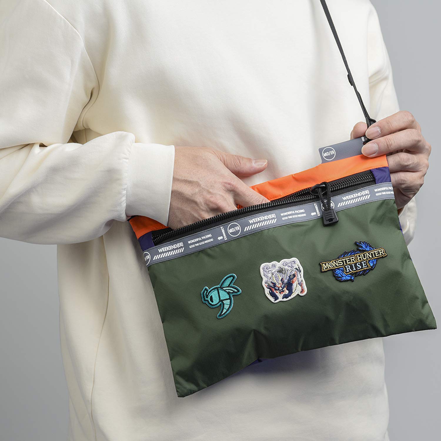 廃盤　モンスターハンターライズ 2way刺繍ワッペン武器ロゴ　14種　コンプ 廃盤 モンスターハンターライズ 2way刺繍ワッペン武器ロゴ 14種 コンプ