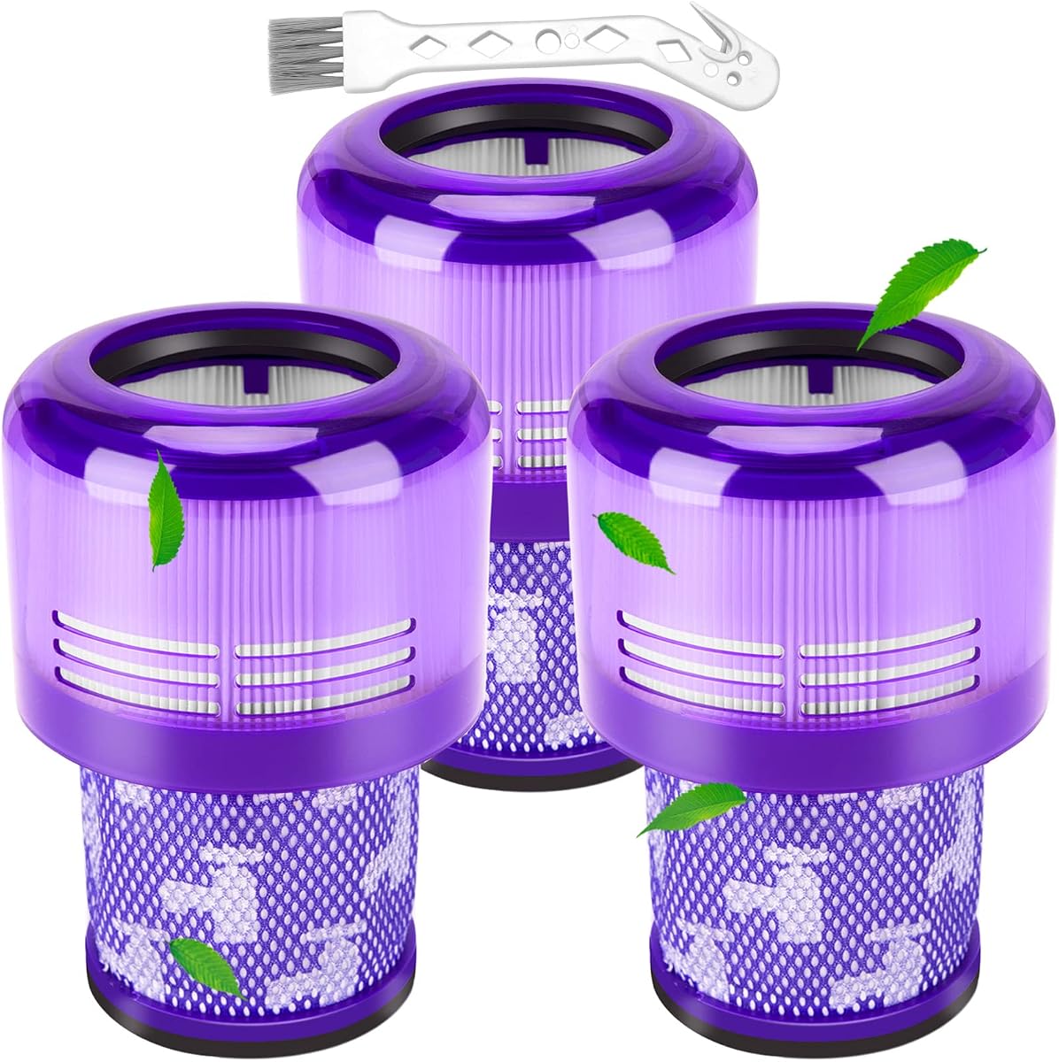 Filter für Dyson V11, 3 Pack Vakuumfilter Ersatz für Dyson V11 V15 SV14 SV17 SV22 Detect Animal Absolute Extra Pro Torque Drive Akku Staubsauger, Ersetzen Sie # 970013-02(V11)