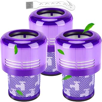Filter für Dyson V11, 3 Pack Vakuumfilter Ersatz für Dyson V11 V15 SV14 SV17 SV22 Detect Animal Absolute Extra Pro Torque Drive Akku Staubsauger, Ersetzen Sie # 970013-02(V11)