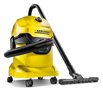 Karcher WD 4 Wet and Dry Vacuum Cleaner (Yellow and Black)