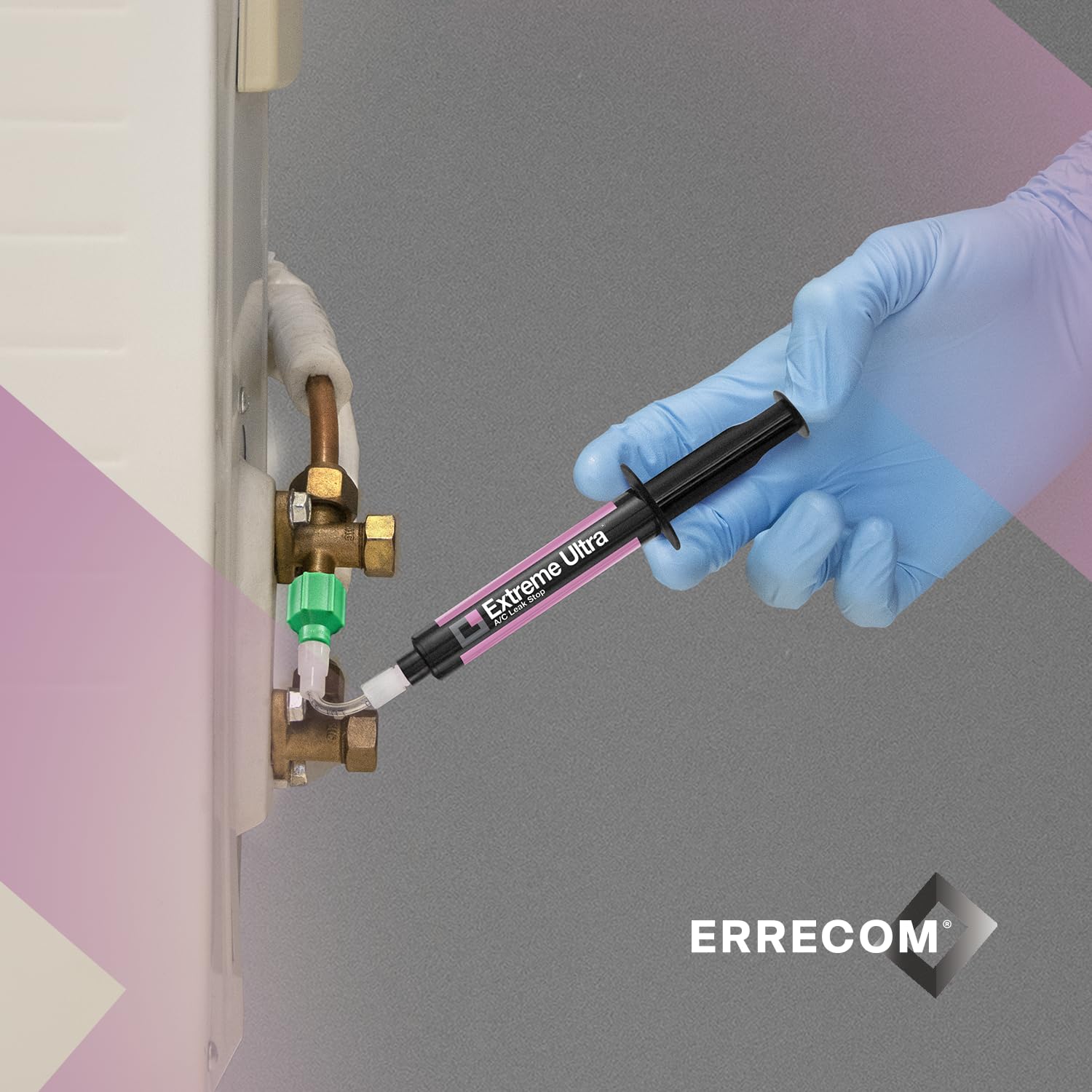 ERRECOM Extreme Ultra - 6 x 6 ml, Dichtungsmittel für Klimaanlagen und Kühlsysteme und für Kfz-Klimaanlagen (Adapter nicht enthalten)