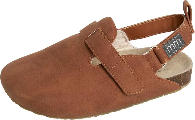Modern Moments by Gerber Unisex Baby Clog with Strap, Medium Brown, 4 Toddler