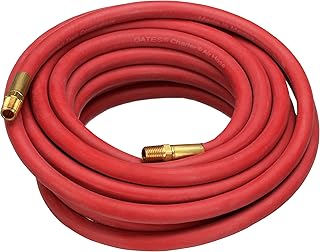 27478 Flexible Rubber Air Hose Hose 3/8" x 25', 200 PSI