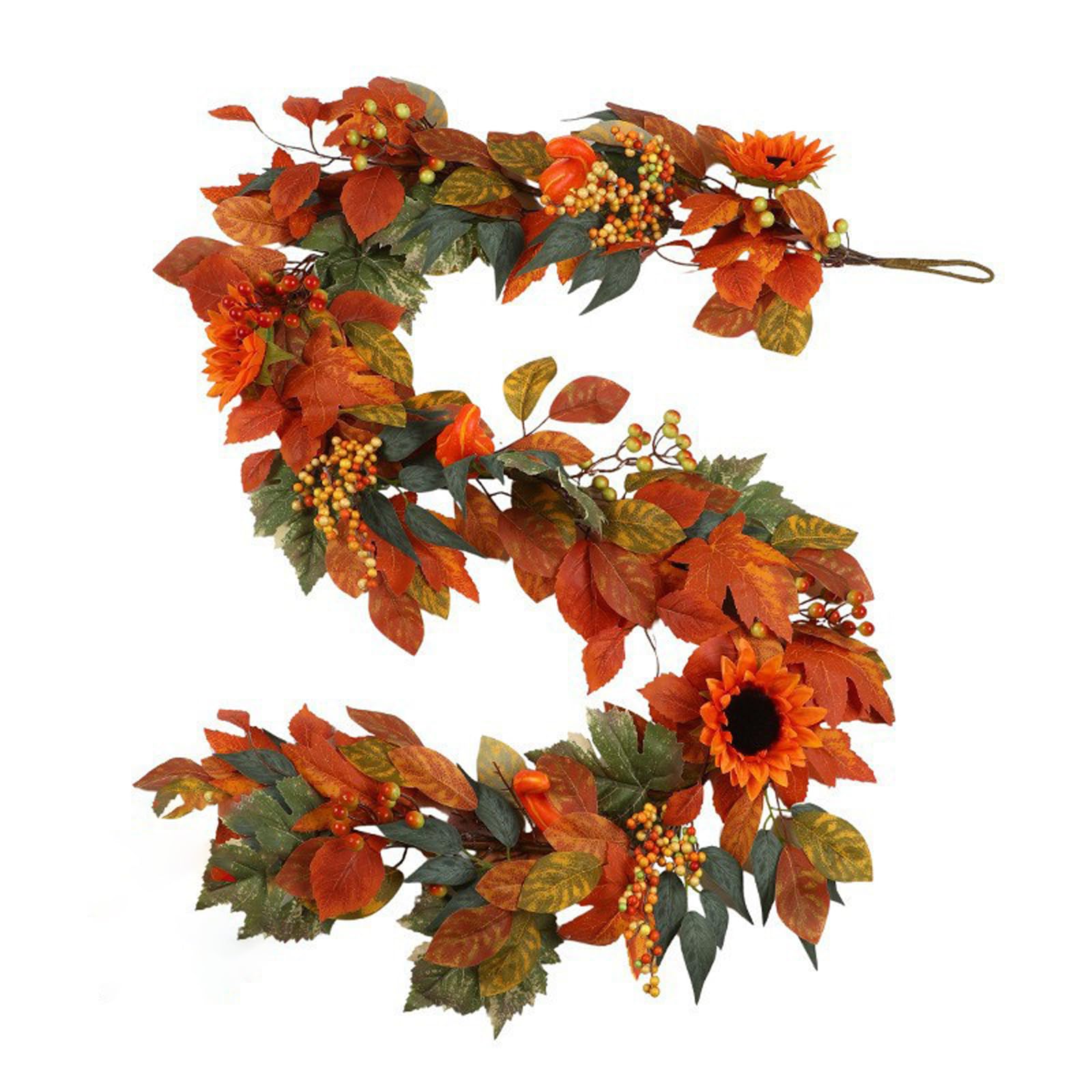 Jazuaiao C Thanksgiving Silk Garlands Door Window Embellishment For Various Elebration Flower