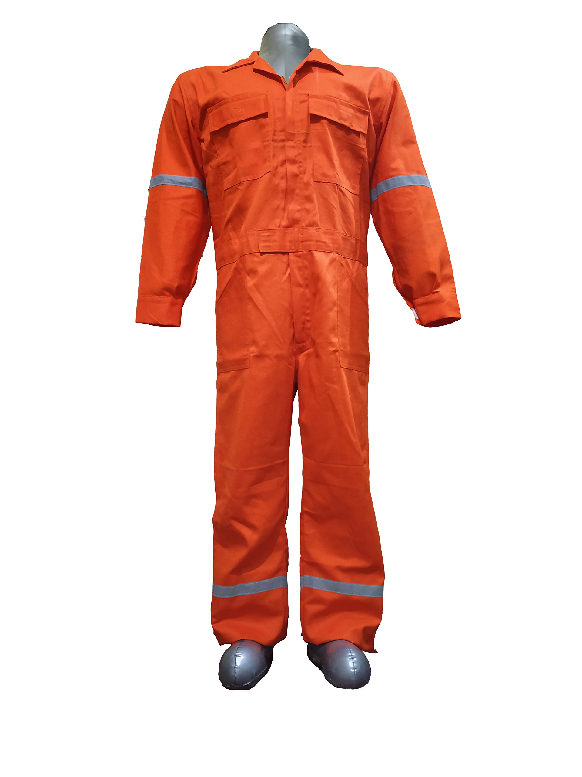 SSBengaly P/Cotton Safety Coverall Boiler Suit for Men (Orange , XL) (B07FML782X) Amazon Price History, Amazon Price Tracker