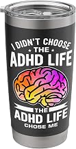 ADHD Humor And Awareness Design Stainless Steel Insulated Tumbler