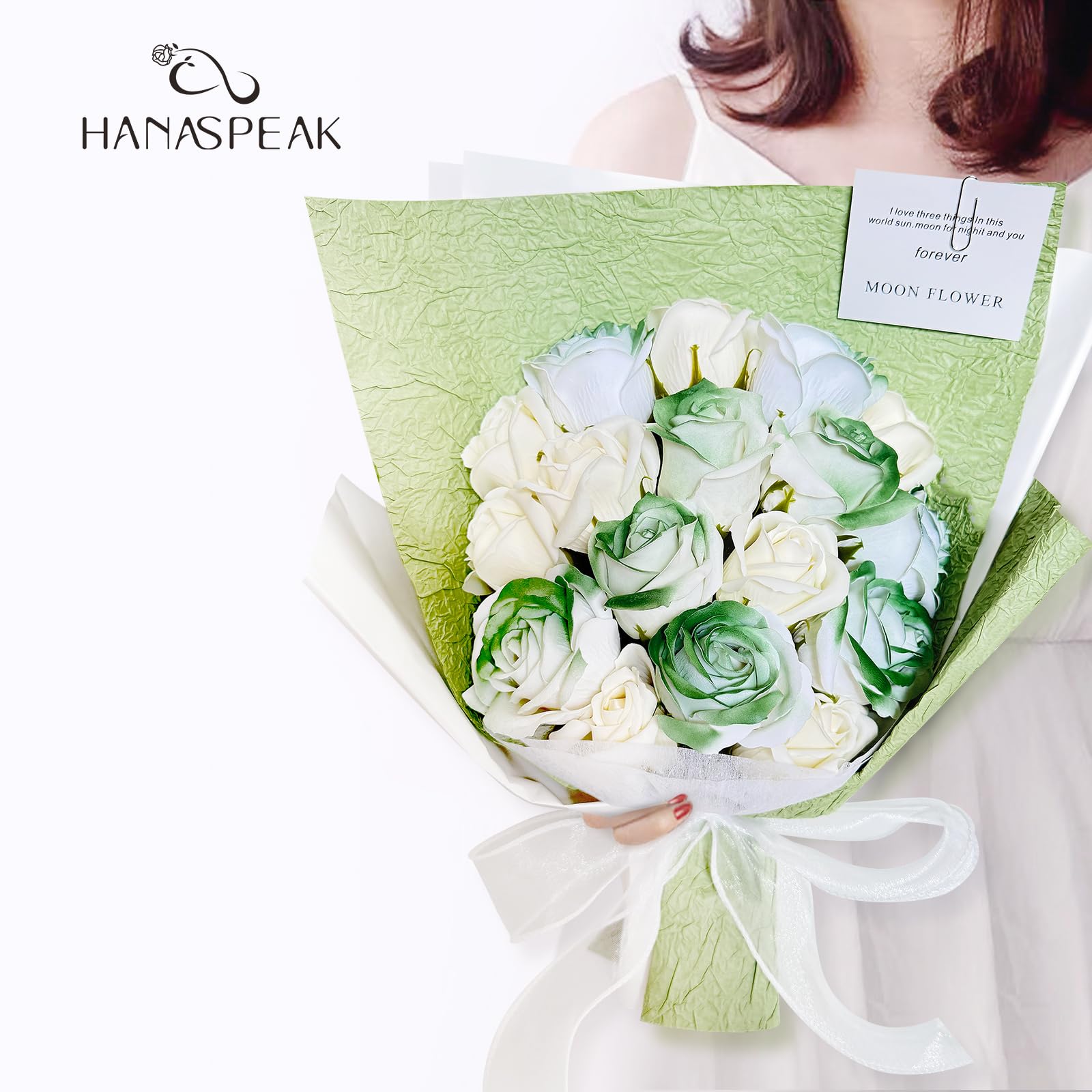 Amazon｜HANASPEAK 2025 ソープフラワー 花束 母の日 卒業式 敬老の日