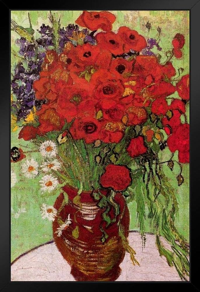 ヴィンセント・ヴァン・ゴッホによるロストキャビンレッドポピー&デイジー| ヴィンセント・ヴァン・ゴッホによるロストキャビンレッドポピー