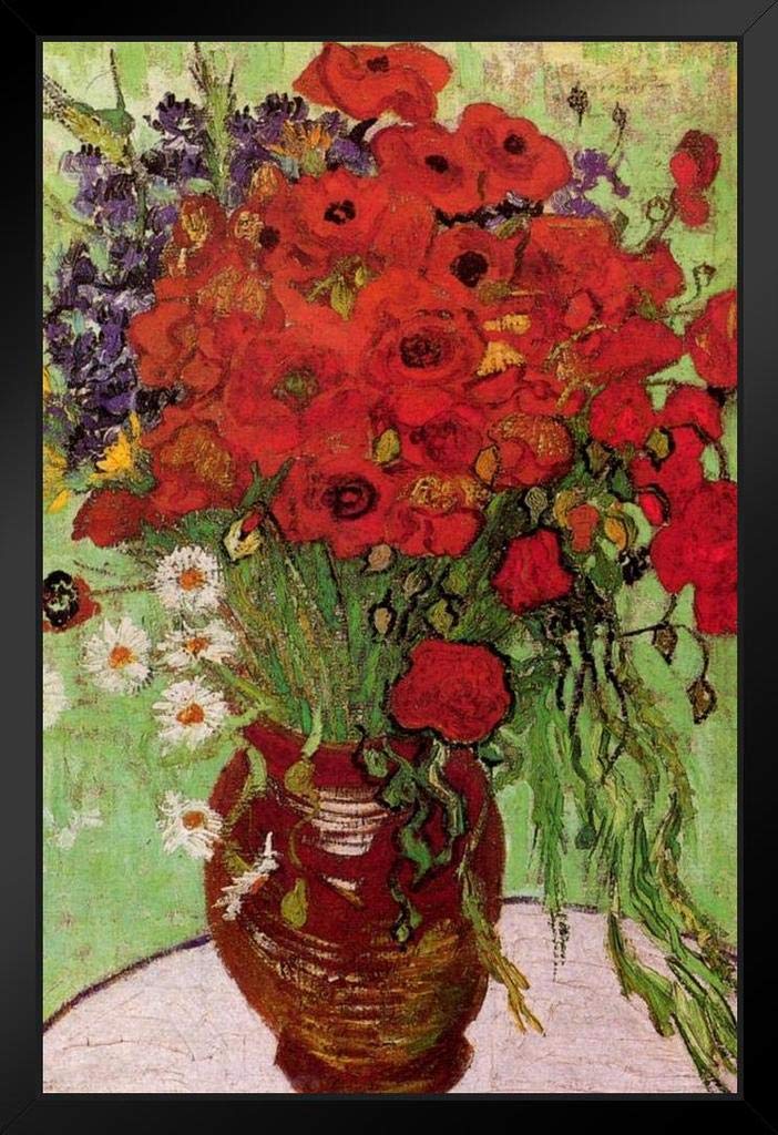 Amazon.co.jp: ヴィンセント・ヴァン・ゴッホ 赤いポピーとデイジー