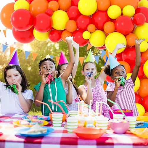 Miniatura 61 de Kit de guirnalda de globos rojos y blancos y plateados: 122 globos rojos y blancos, globos rojos y plateados, globos de graduación para cumpleaños