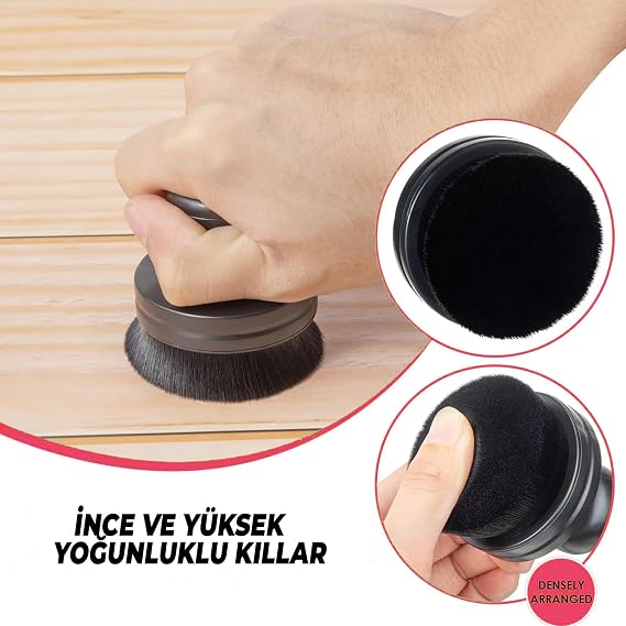 WONKEY - Oto Lastik Parlatma Aparatı – Ergonomik Araba Lastik Parlatıcı Süngeri ve Uygulama Pedi, Araç Lastik Bakım ve Parlatma Aksesuarı