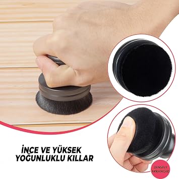 WONKEY - Oto Lastik Parlatma Aparatı – Ergonomik Araba Lastik Parlatıcı Süngeri ve Uygulama Pedi, Araç Lastik Bakım ve Parlatma Aksesuarı