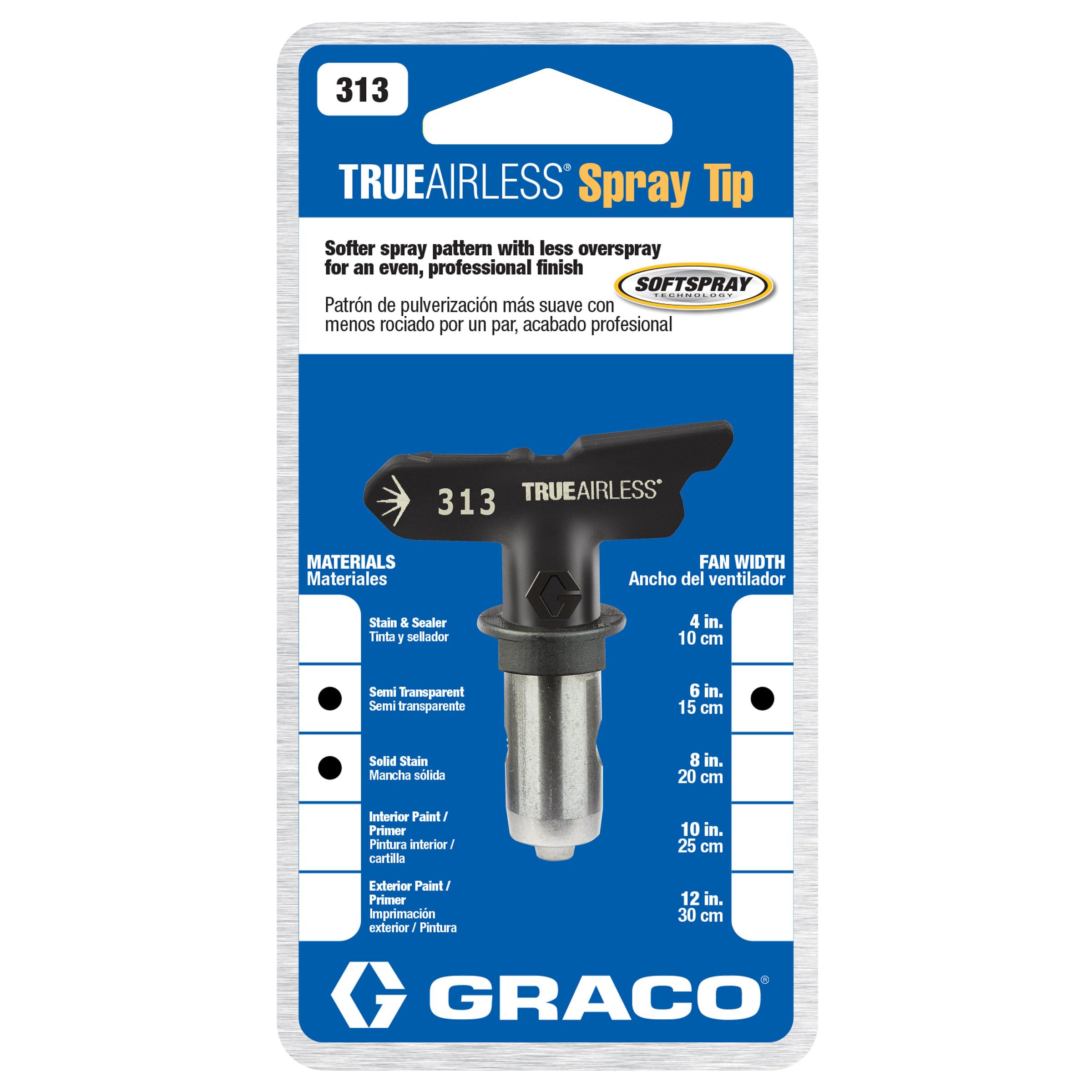 Trueairless Spr Tip 313 -TRU313, Black, Silver - Image 2
