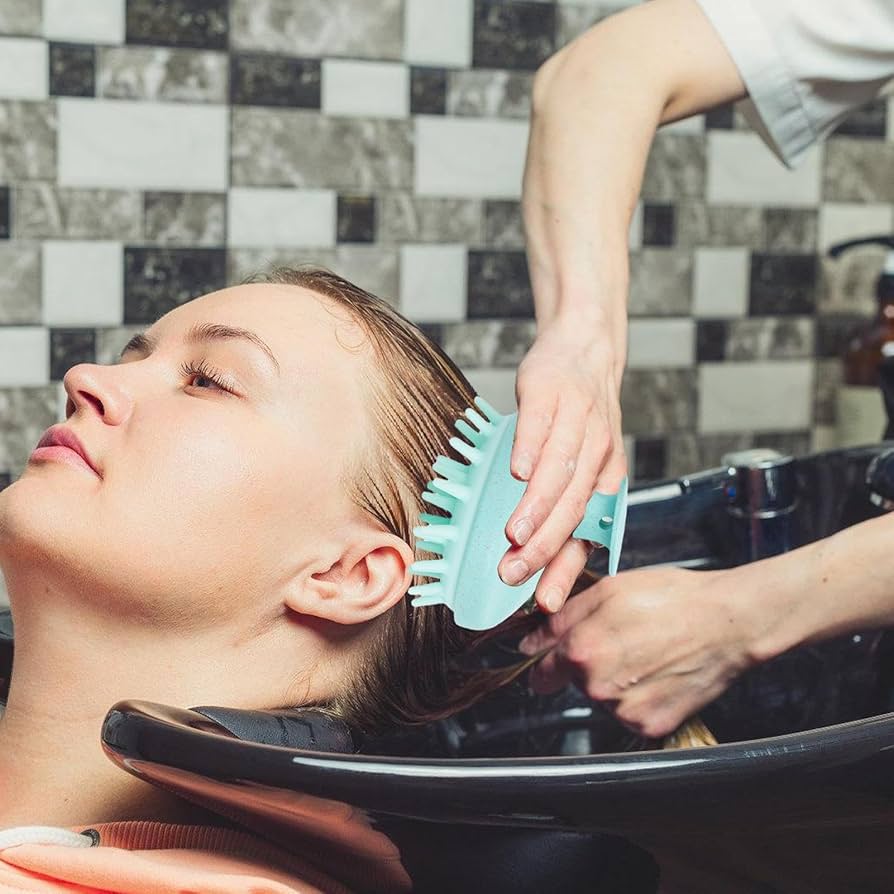 Amazon.co.jp: ヘッドヘアマッサージャー - 濡れた髪と乾いた髪の洗浄 