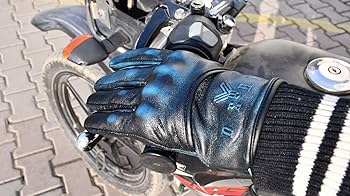 Amazon.co.jp: （YOSHI）バイクグローブ レザーグローブ