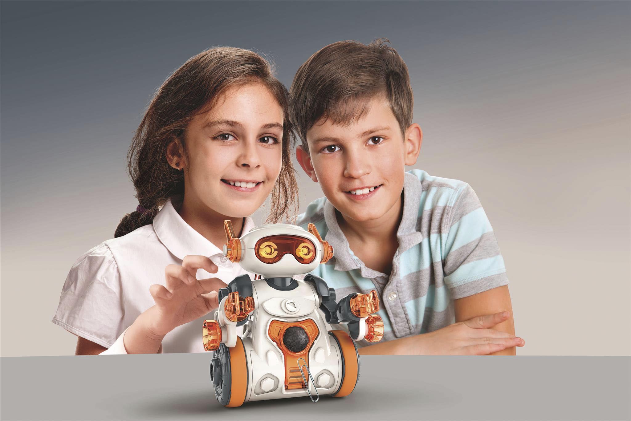 Clementoni Scienza e Gioco Robotics - Mio Robot 2.0 per Bambini 8+ Anni, Kit di Robotica per Costruire e Programmare Robot, Stimola Abilità Logiche, Made in Italy, Lingua Italiana, 19444