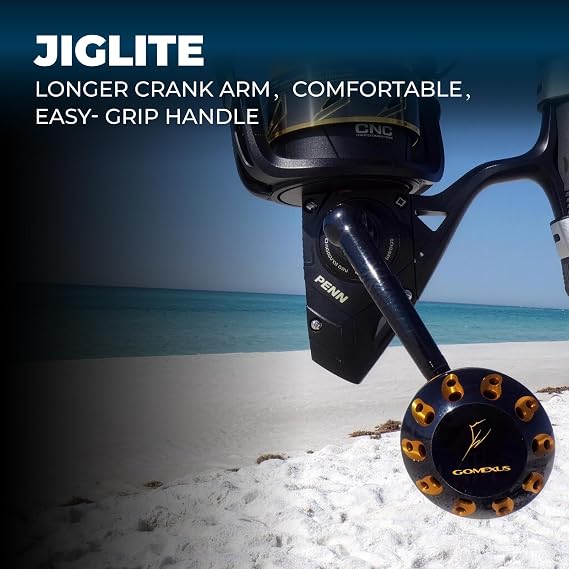 GOMEXUS Power Handle for Penn Spinfisher VI VII Slammer III IV Reel Crank (Make Sure Your Reel Model, Not for All Spinfisher Long Cast/V)-Please Pay Attention to The Adaptation Table