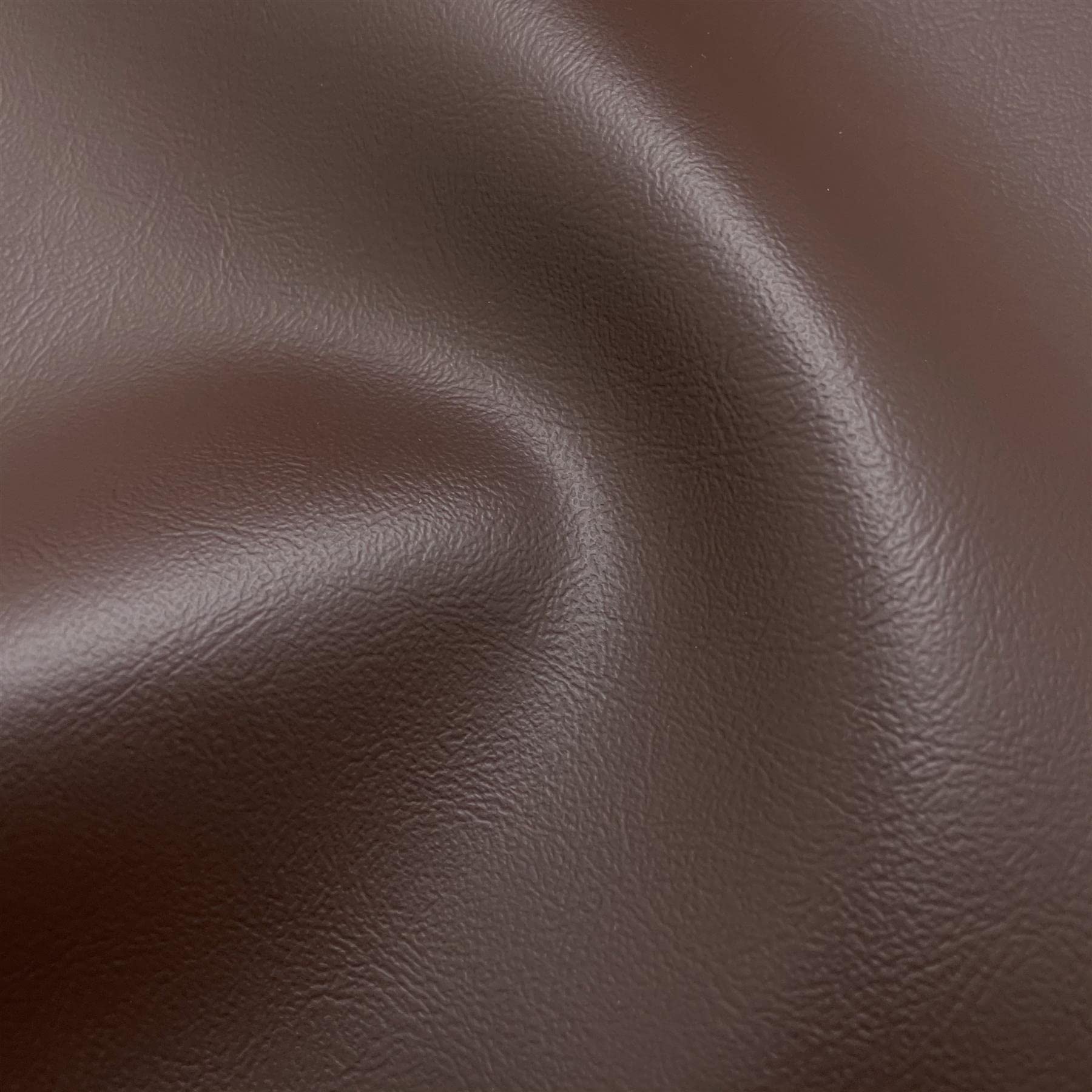 Sponsored Ad – Brown - Fire Retardant BS5852 Faux Leather Smooth Grain Vinyl Leatherette Sofa Cushion Upholstery Fabric - Sold by the metre