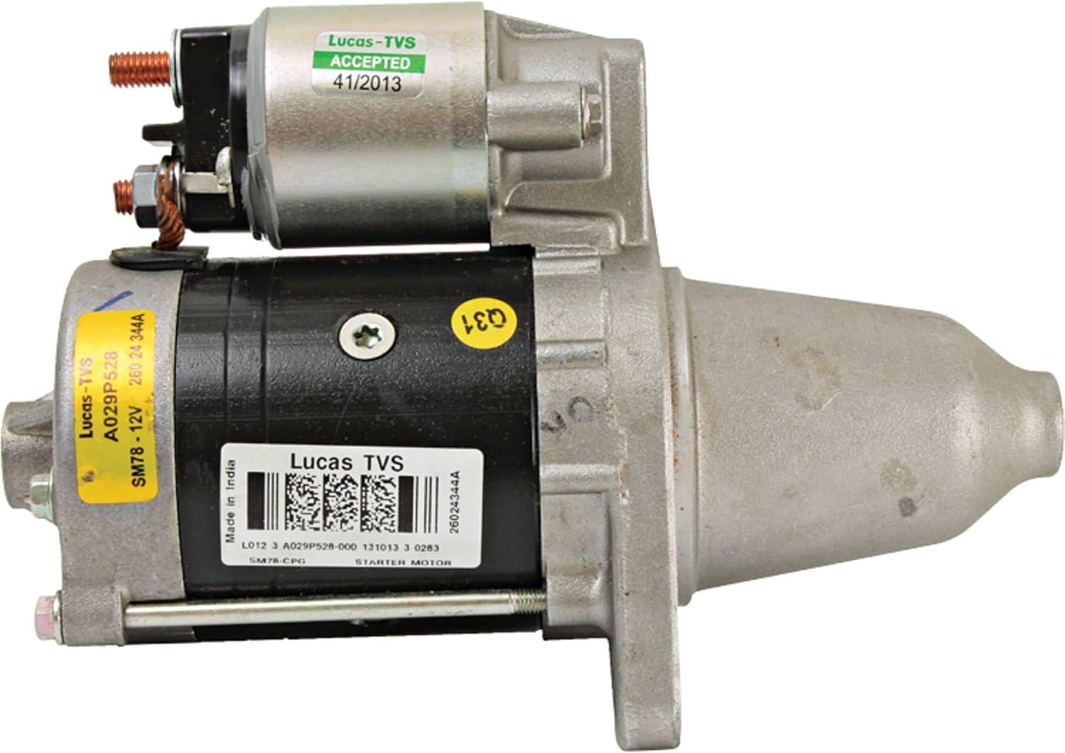 DB Electrical 410-52610 12V Starter Compatible With/Replacement For Arrowhead L26024344A, ND228000-8831, Denso 228000-8830, 228000-8831, Lucas TVS 26024344A, Onan 191-2231 0.800 kw, 2.748" Registry OD