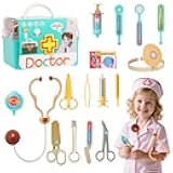 Doctor Kit for Kids, Toddlers Doctor Play Set, Doctor Pretend Play Toys for Toddlers 3-5