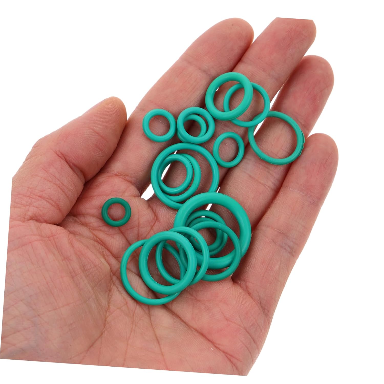 270pcs Rubber Seal Assortment for Car Air Conditioning Compressor Repair Butyl Sealing Gaskets for Performance and Easy Installation