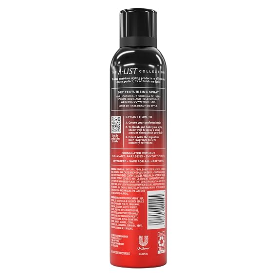 TRESemme A-List Collection Dry Texturizing Spray Limited Edition 6.2 oz