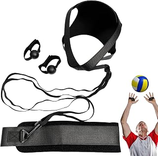 Equipo de Entrenamiento de Voleibol | Entrenador de Smash para Principiantes | Banda Elástica Portátil con Cinturón Ajustable para Patio, Playa, Parque e Interior