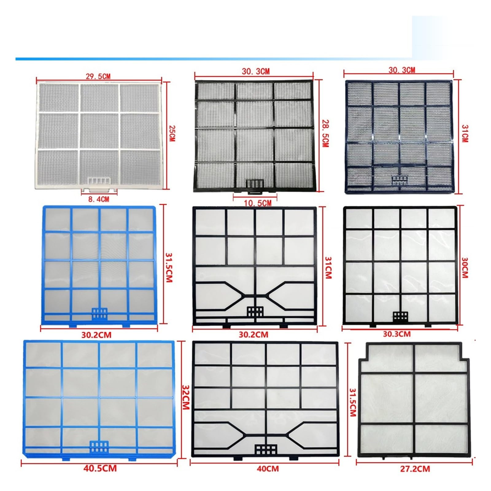 Compatibile Con Panasonic, Compatibile Con Rasonic, Filtro Del Condizionatore D'aria Split/finestra, Aria Condizionata, Raccolta Parapolvere(2PCS CWD001144)