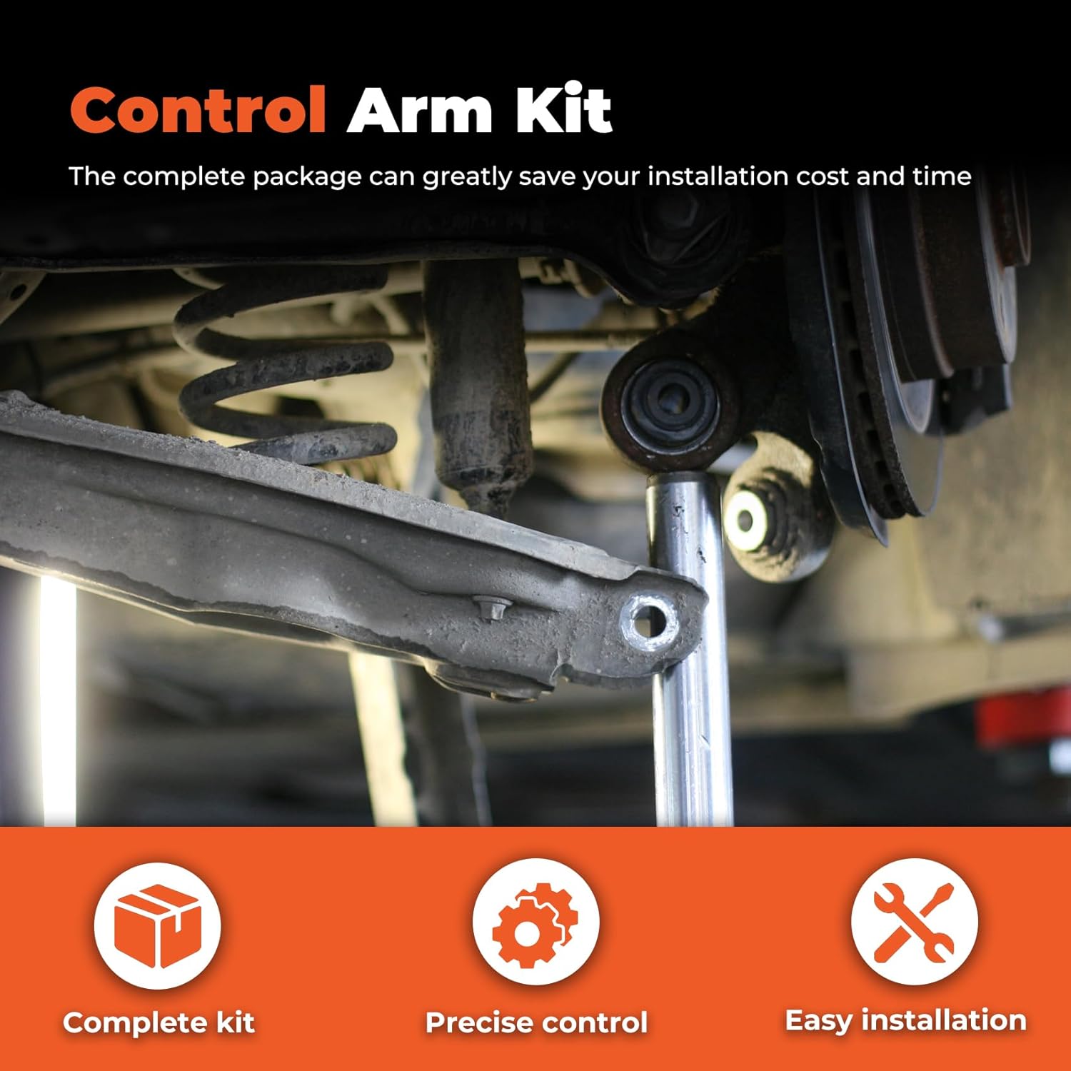 labwork 8Pcs Front Lower Control Arms Ball Joint Bushing Replacement for Escape 2013-2018 Replacement Part Number 524-113 524-114