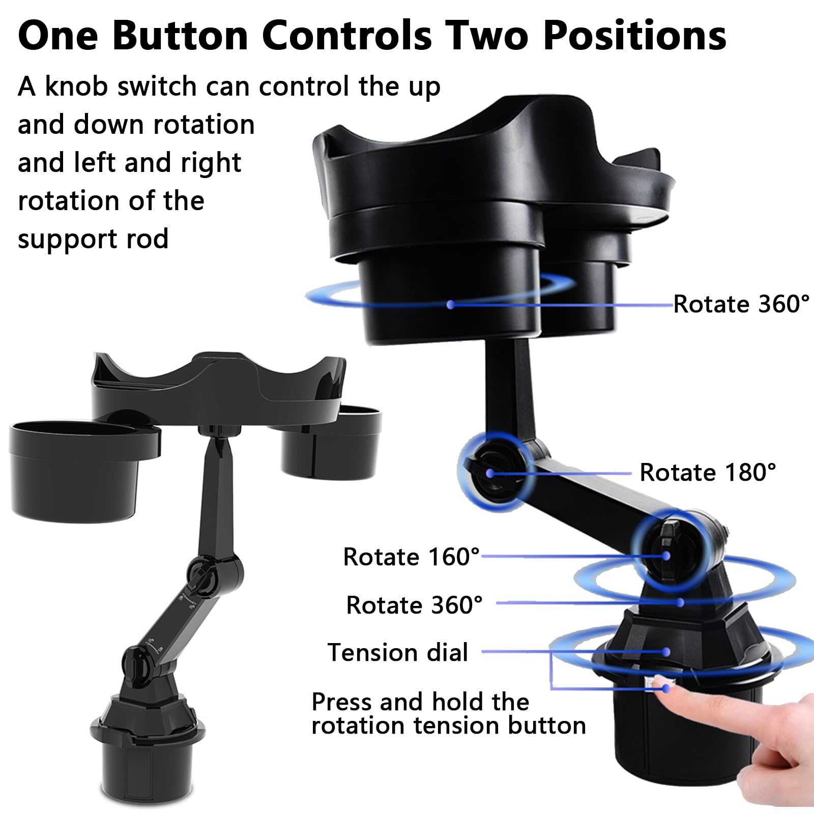 4 Sottobicchieri Auto Con Bandiera Americana - Inserti Per Portabicchieri Da 7 Cm, Antiscivolo E Antiurto In PVC