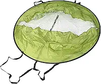 Vela de vento, janela transparente de 108 cm, canoa, caiaque, vela de vento, poliéster, tafetá, canoa, vela de vento, com bolsa de armazenamento para caiaque, canoa, barcos a remo