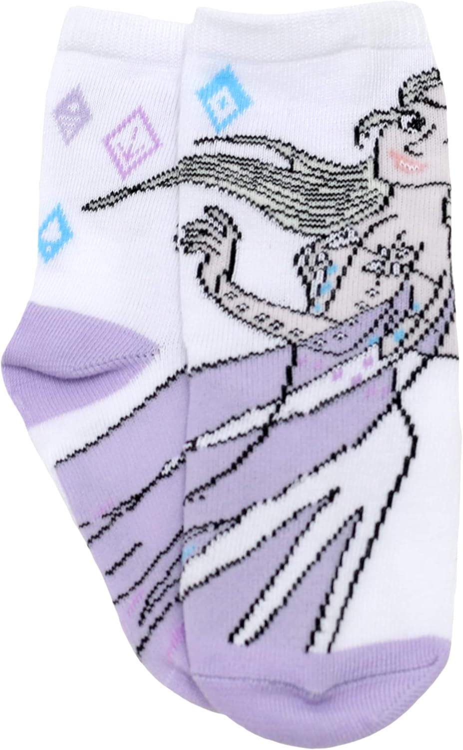 Disney Frozen Girls Toddler Multi Pack Socks Set - Image 3