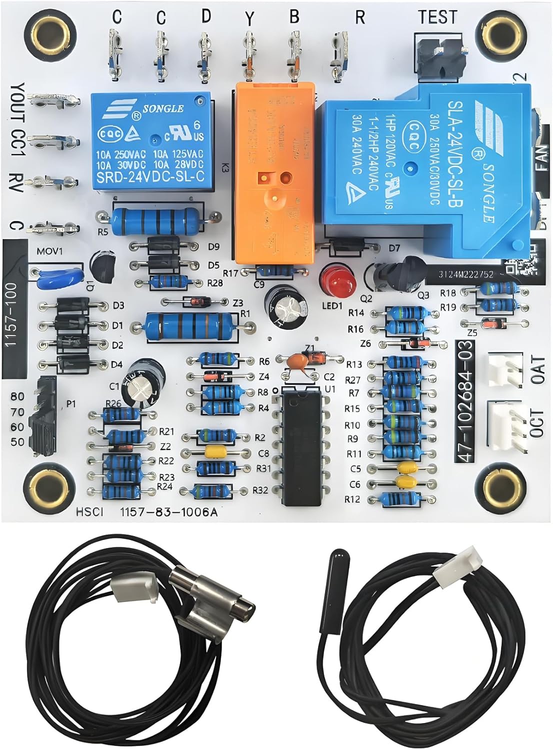 47-102684-83 Defrost Circuit Board Replacement Kit for 47-21517-16 Heat Pumps & Furnaces with Defrost Control Sensor