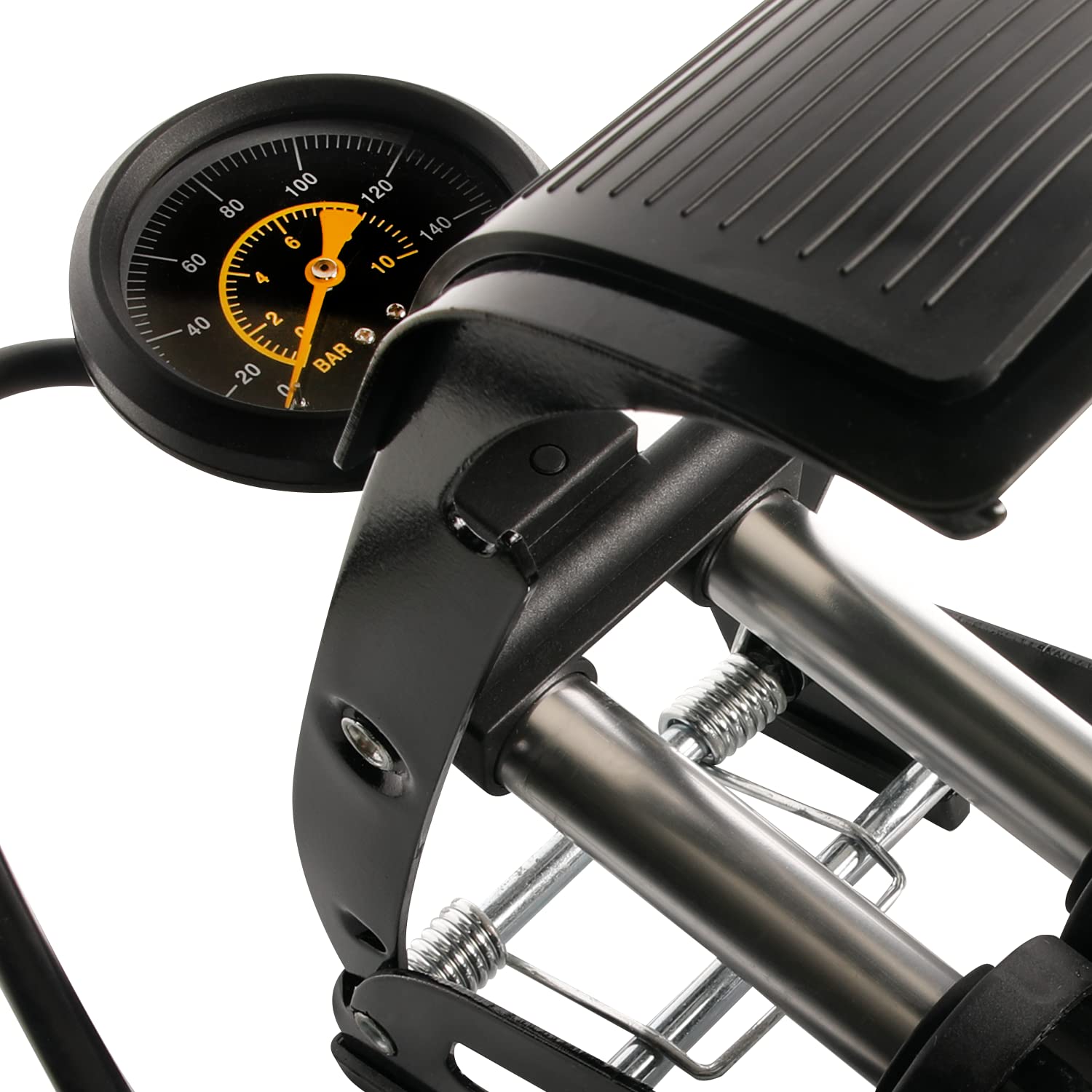 Amazon | Zol ダブルバレル バイク フロアフットポンプ ポータブル