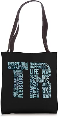 Recreational Therapist RT Month Gift Therapeutic Recreation Tote Bag