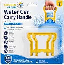 Kitchen Clean® 2Pc Plastic Water Dispenser Bottle Lifter with Carry Handle | DIY Easy Lift Tool for 20L-25L Mineral Water Bottles | Ergonomic Grip Carrier (Pack of 2 | Multicolor)