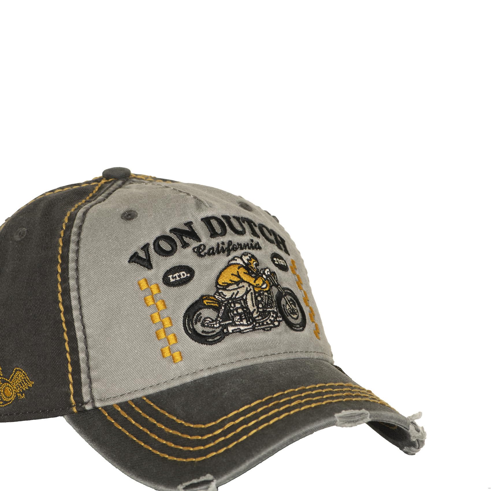 Von Dutch Casquette Homme & Femme Ajustable, Casquette Baseball Retro