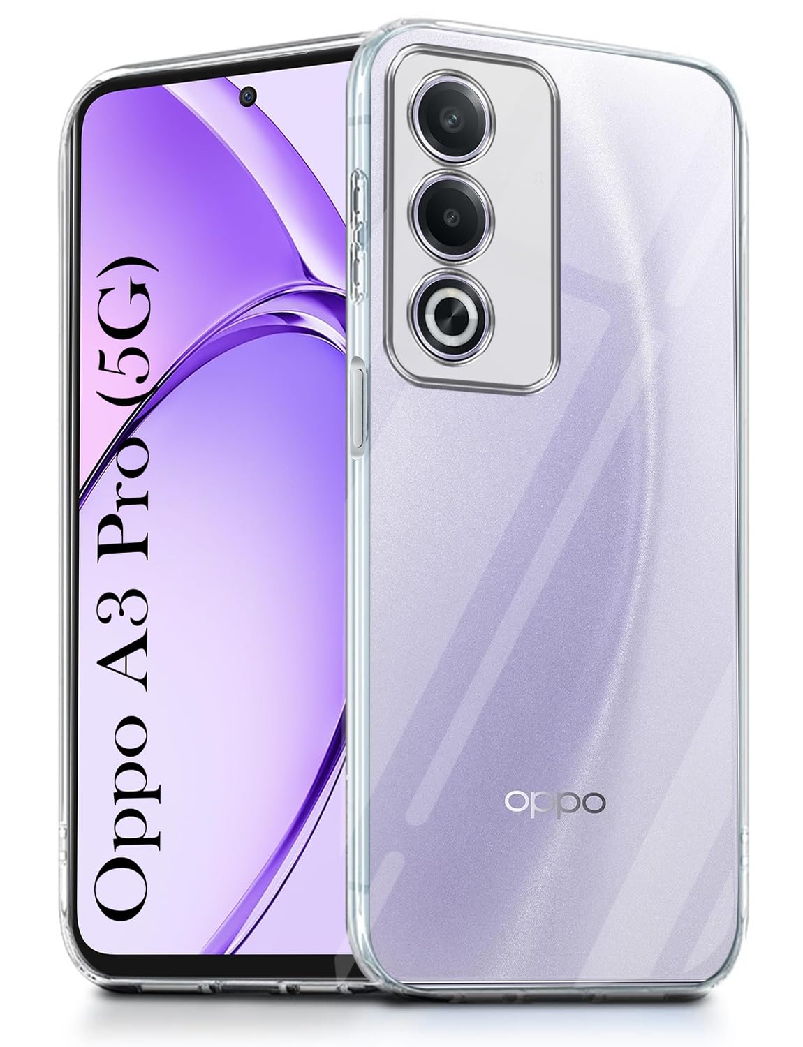 Jkobi Back Cover for Oppo A3 Pro 5G (Silicone Clear Shockproof Case with Camera Protection | Soft and Flexible | Transparent) (B0D8SQZFX3) Amazon Price History, Amazon Price Tracker