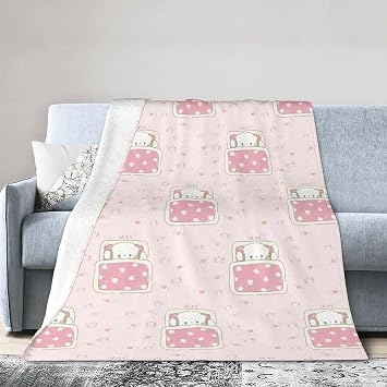 Kogimun 2 Fashionable Blanket, Large, Towel Blanket, Thick, All Seasons Comfort, Protects Against Air Conditioning, Microfiber, Lightweight, Antibacterial, Odor Resistant, Anti-Mite Treatment, For Cars, Offices, Knees, Washable, Portable