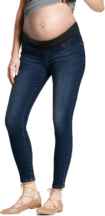 Hybrid & Company Ultimate Comfort Womens Maternity Slim Fit Stretch Jeans