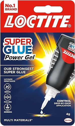 Miniatura 2 de Loctite Super Glue Power Flex Control, gel flexible de superpegamento, superpegamento con fórmula antigoteo para aplicaciones verticales, pegamento