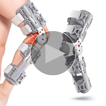 Amazon.com: GoHelmate Hinged ROM Knee Brace,Unloader Knee Brace