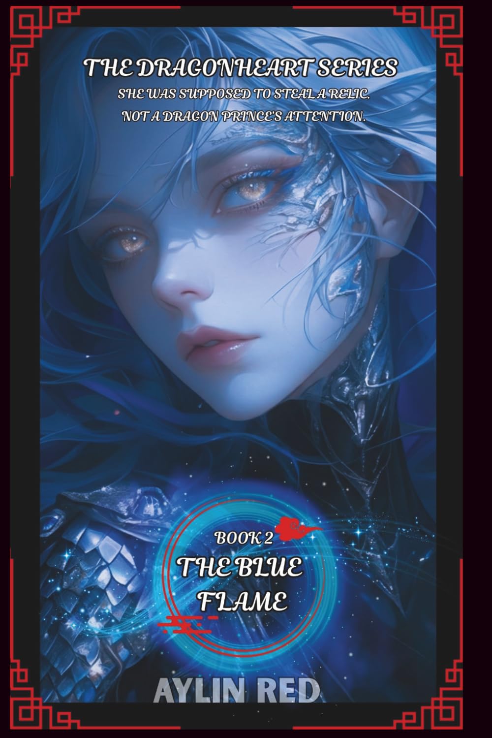 The Blue Flame: A Dark Dragon Romantasy of Fire, Water, and Forbidden Love (The Dragonheart Series)