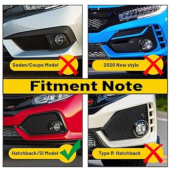 HONDA車専用シーケンシャルフォグランプ ホンダシビック用自動フロントフォグランプ,LED DRL,デイタイム