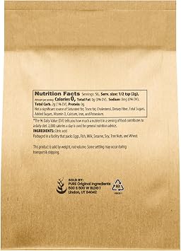 PURE ORIGINAL INGREDIENTS Citric Acid Eco-Friendly Packaging, All-Natural, Acidity Regulator (4 Ounce)