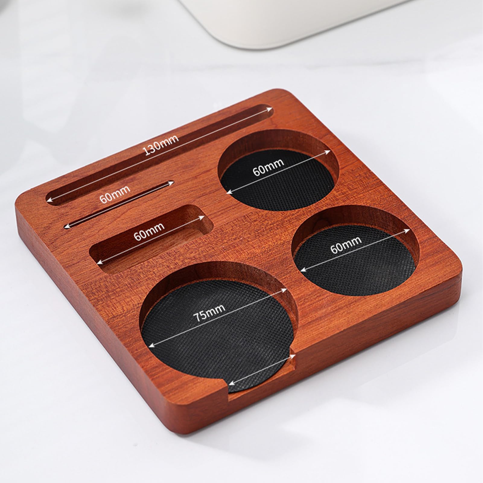 Tamper set | Juego de tamper universal antideslizante de 7 piezas - Accesorios para y nivelador - para doméstico, cocina, estudio, espacio comercial y oficina