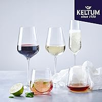 Vista 4 de Copas de champán de cristal sin plomo, juego de 2