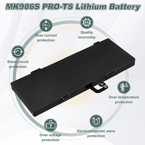 For Autel DV2027 Battery Replacement: for Autel MaxiSYS MS906 Pro MK906
