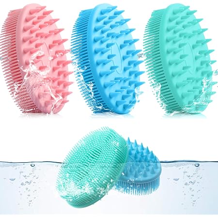 Amazon.com : Upgrade 2 in 1 Bath and Shampoo Brush, Silicone Body ...